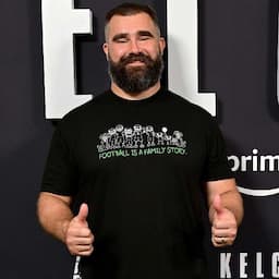 Watch Jason Kelce Jump Onto Flaming Table After Announcing Retirement