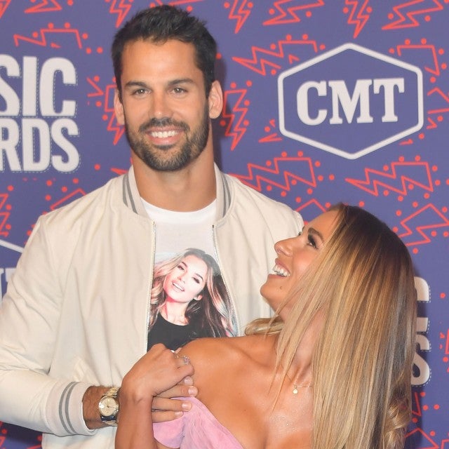 Eric Decker and Jessie James Decker at the 2019 CMT Music Awards 