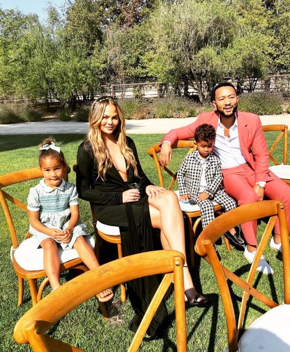 Chrissy Teigen, John Legend, Luna and Miles