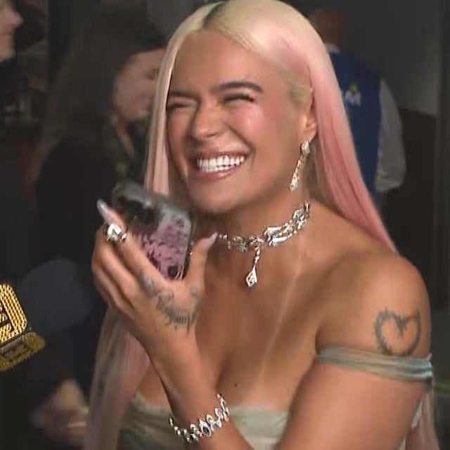 Watch Karol G Call Her Dad After First-Ever GRAMMY Win (Exclusive)