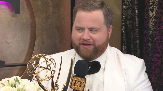 Paul Walter Hauser Reveals What He Was Eating When His Name Was Called for Emmy Win (Exclusive)