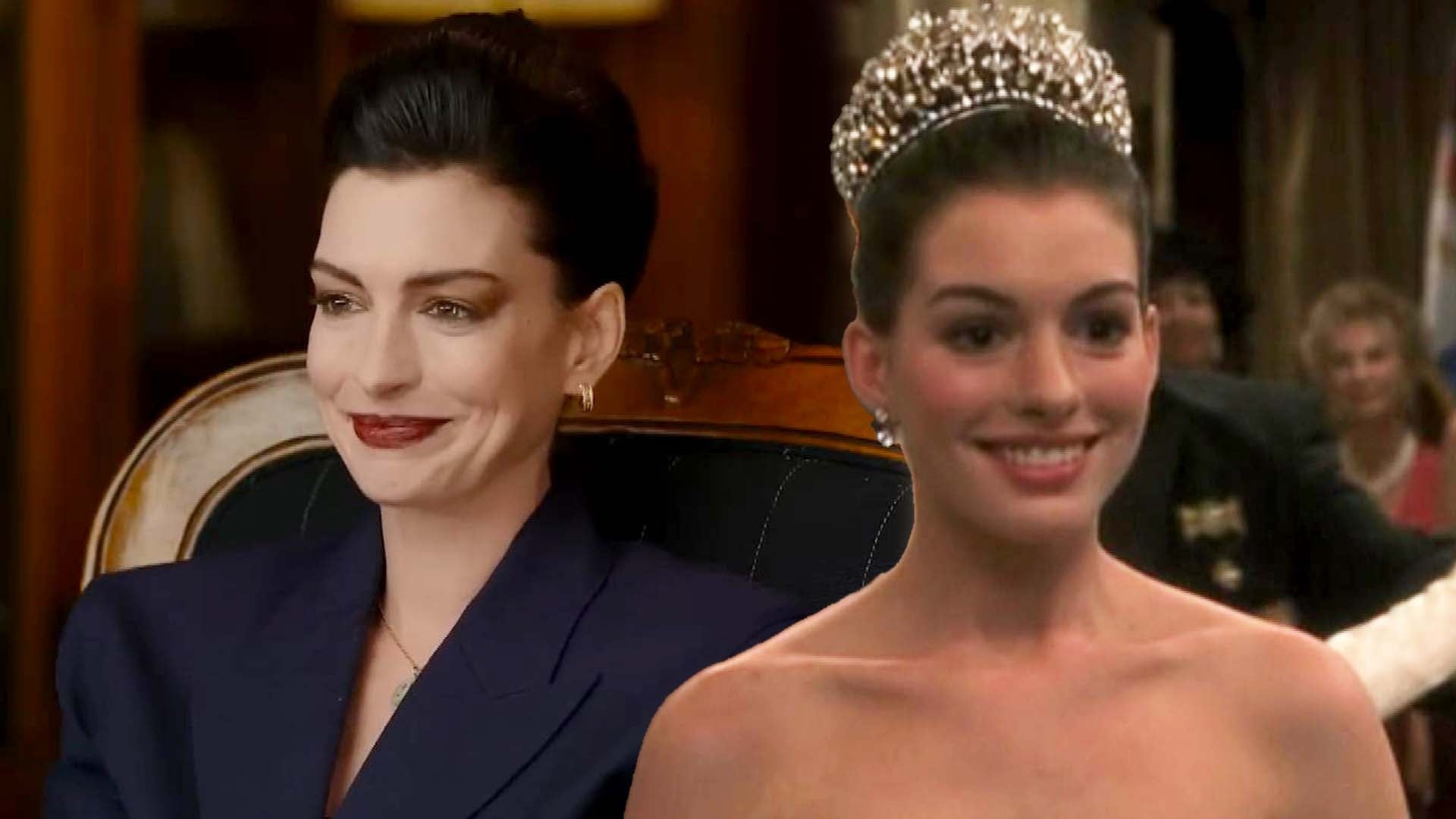 Anne Hathaway Tears Up Watching 'The Princess Diaries' for First Time in Decades