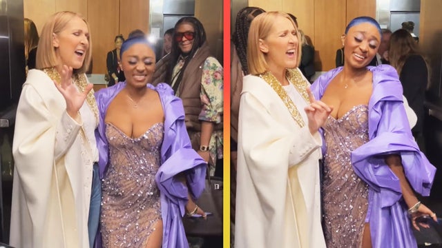 Celine Dion Shows Off Her Vocals Backstage at the GRAMMYs!