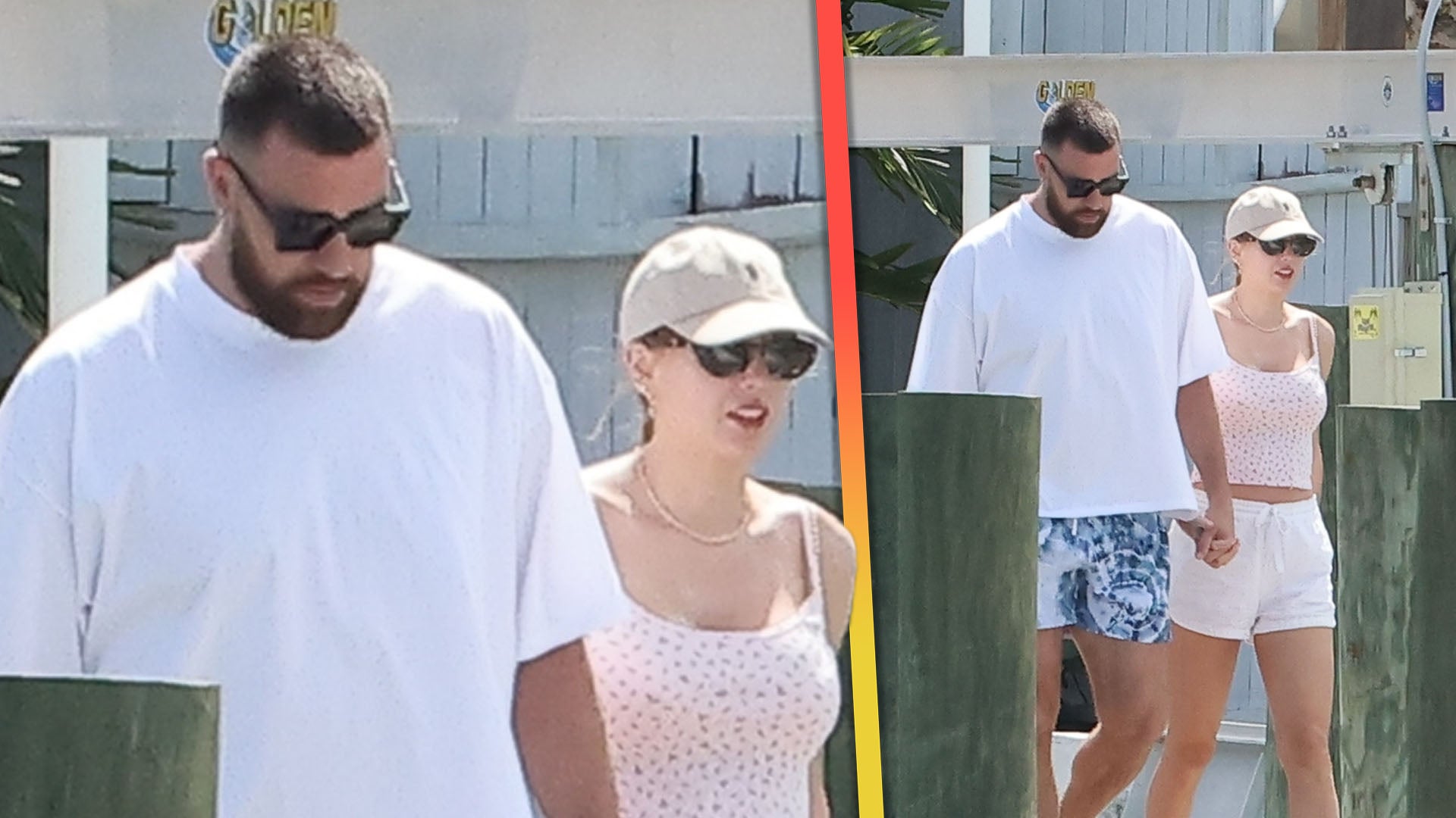 Taylor Swift and Travis Kelce Hold Hands During Bahamas Vacation