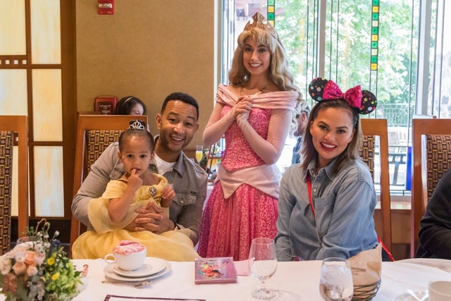 John Legend Chrissy Teigen Disneyland