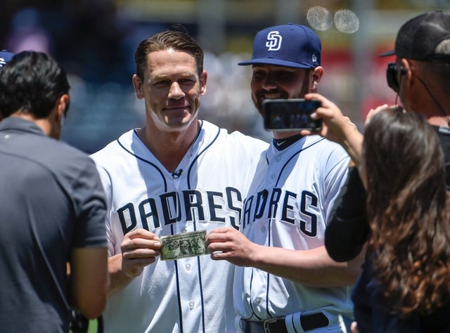 John Cena at Padres game