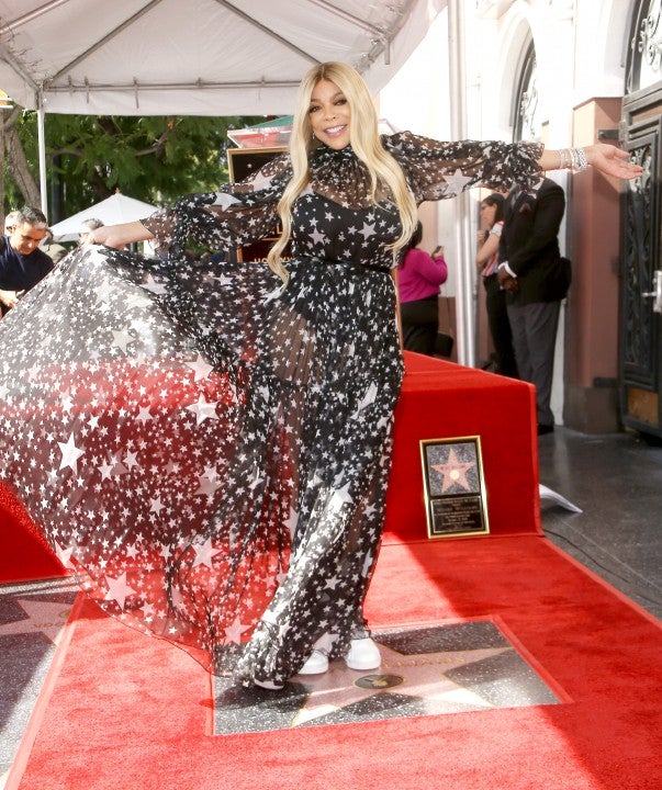 Wendy Williams at Hollywood Walk of Fame ceremony