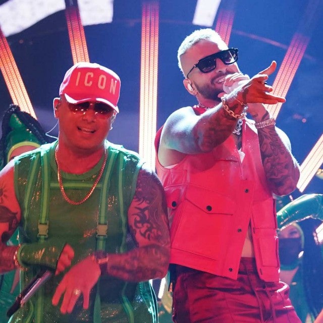 Wisin and Maluma at the BB&T Center in Sunrise, FL on April 15, 2021