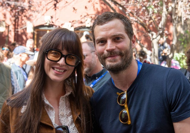 Dakota Johnson and Jamie Dornan at the Telluride Film Festival