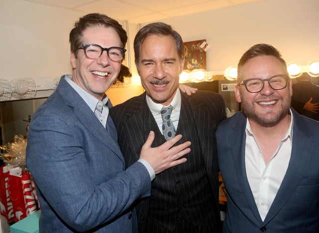 Sean Hayes, Eric McCormack and Scott Icenogle