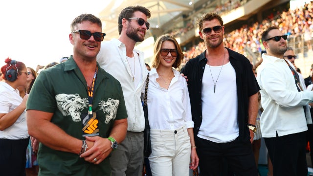 Gabriella Brooks, Luke, Liam and Chris Hemsworth