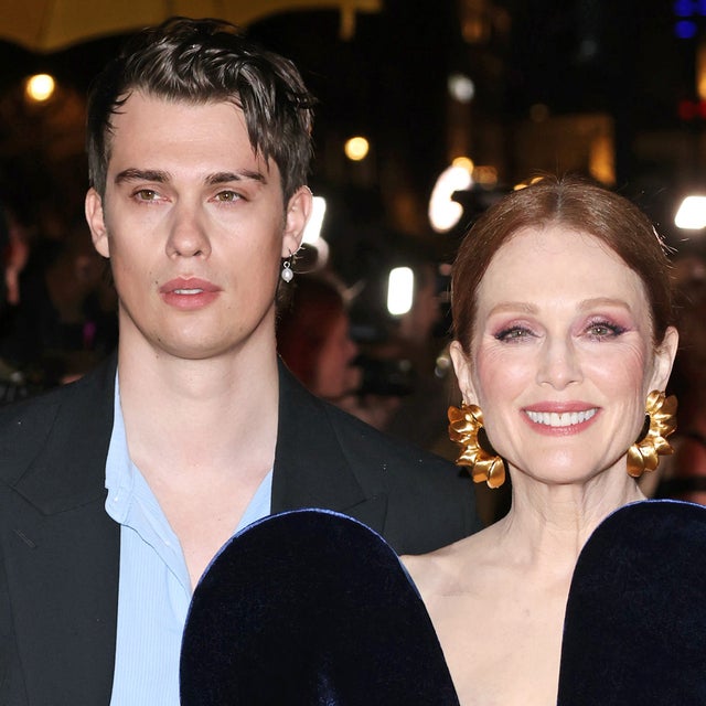 Nicholas Galitzine and Julianne Moore