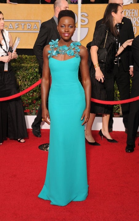 Lupita Nyong'o at the 20th Annual Screen Actors Guild Awards