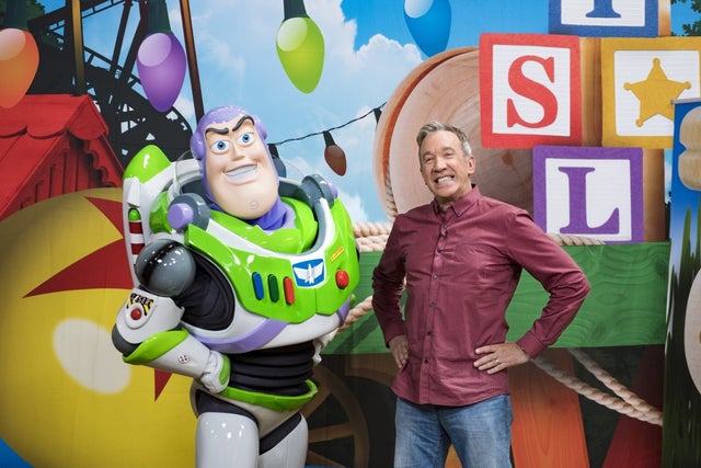 Tim Allen and Buzz Lightyear