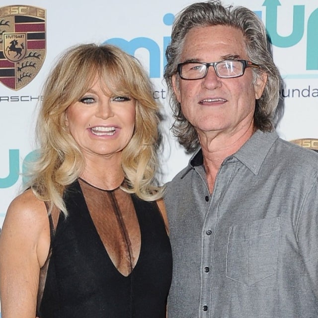 Goldie Hawn and Kurt Russell