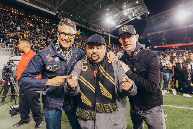 Jaime Camil, Colin Hanks and Gabriel Iglesias 