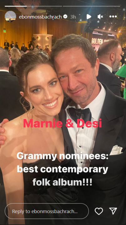 Allison Williams and Ebon Moss Bachrach