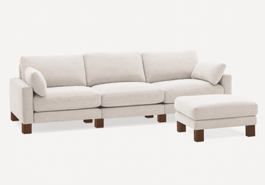 Union 3-Seat Sofa with Ottoman