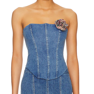 Majorelle Luda Bustier Top