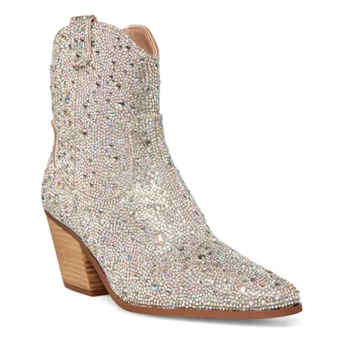 Betsey Johnson Diva Embellished Western Bootie