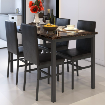 Segmart 5 Piece Dining Table Set