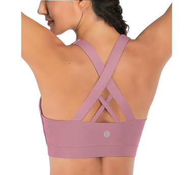 Running Girl Criss-Cross Back Sports Bra 